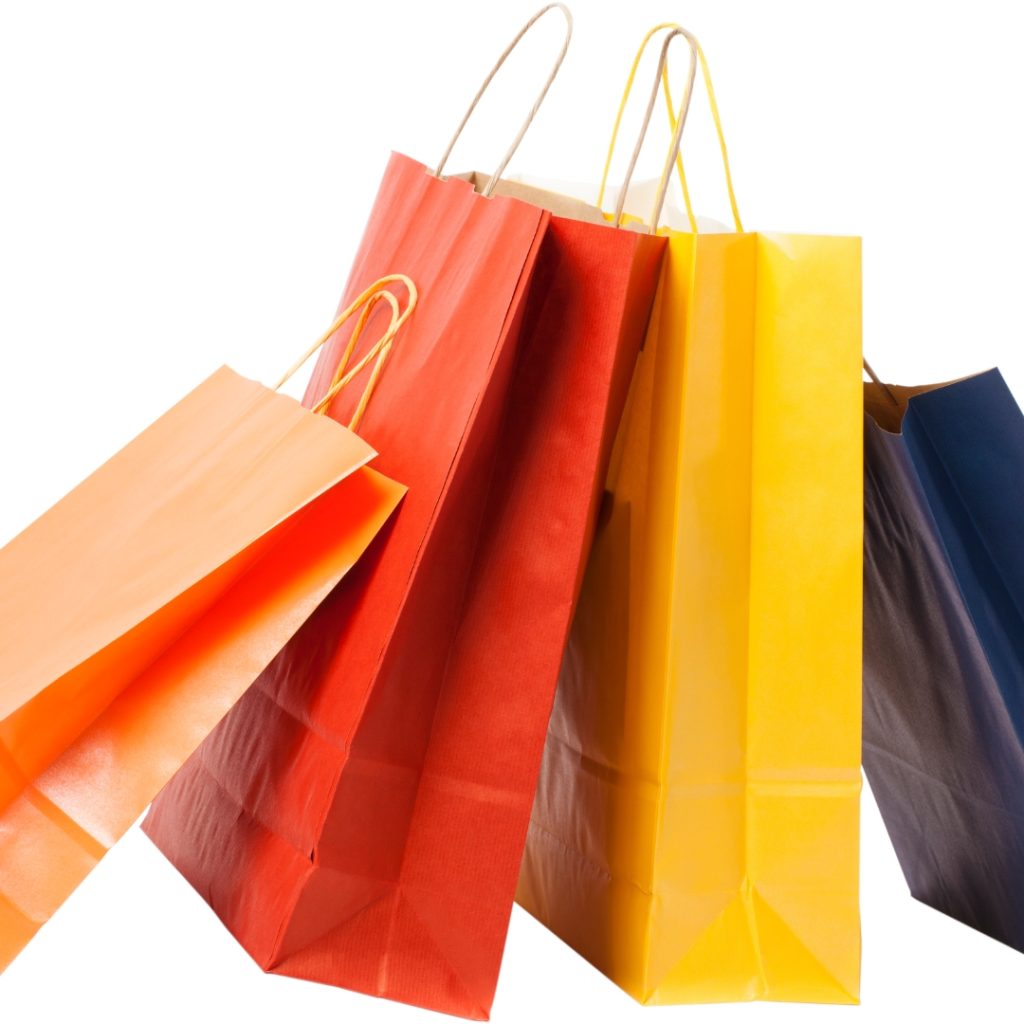 Paper bags in all color 